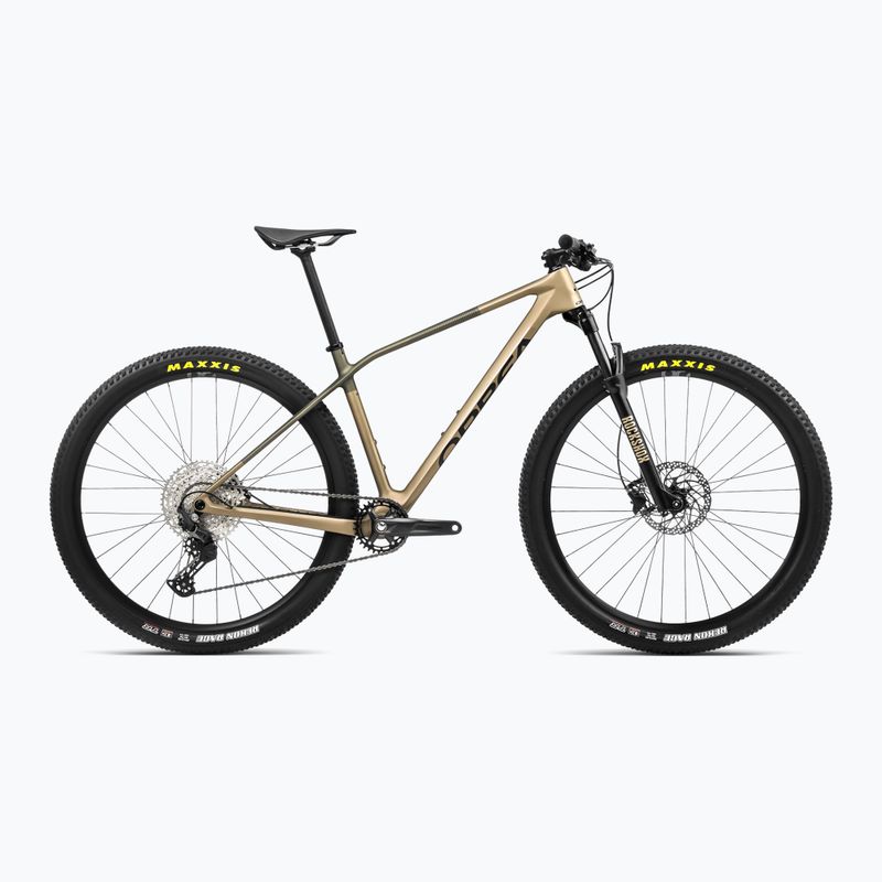 Kalnų dviratis Orbea Alma M50 2024 baobab brown/green gold