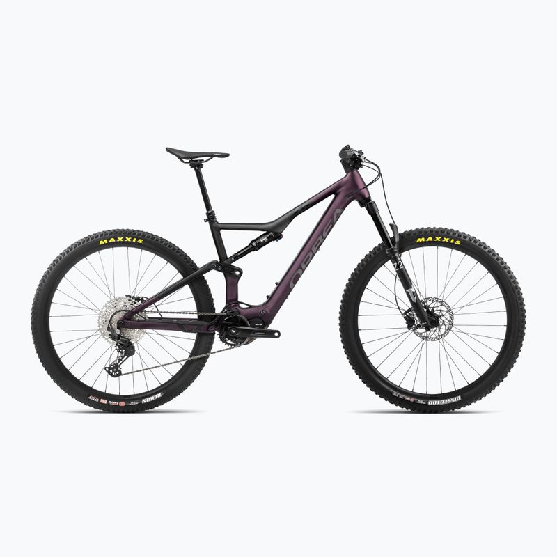 Elektrinis dviratis Orbea Rise H30 540Wh 2024 metallic mulberry/black