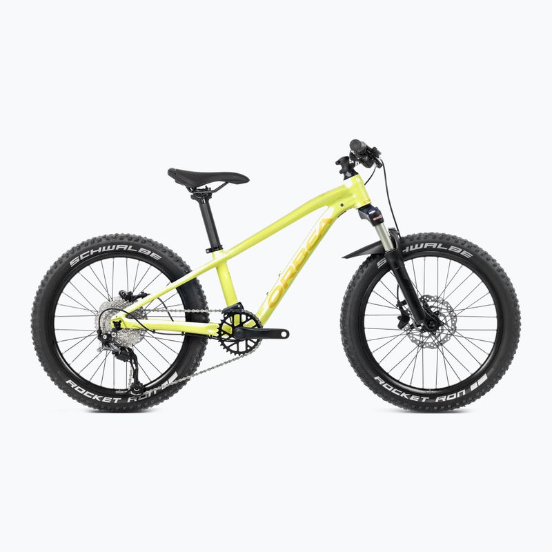 Vaikiškas dviratis Orbea Laufey 20 H30 2024 lime/yellow