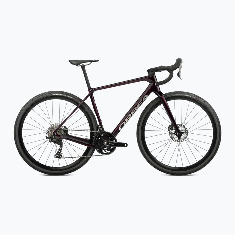 Žvyro dviratis Orbea Terra M20 Team 2024 wine red carbon view