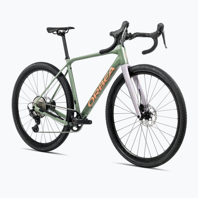 Orbea Terra H30 2025 artišoko/ alyvinės spalvos žvyrinis dviratis 2
