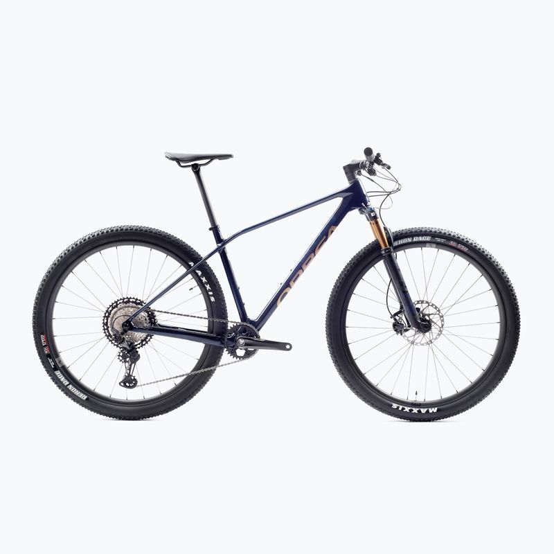 Orbea Alma M-Pro mėlynai auksinis kalnų dviratis M22518L8