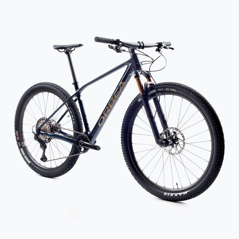 Orbea Alma M-Pro mėlynai auksinis kalnų dviratis M22518L8 2