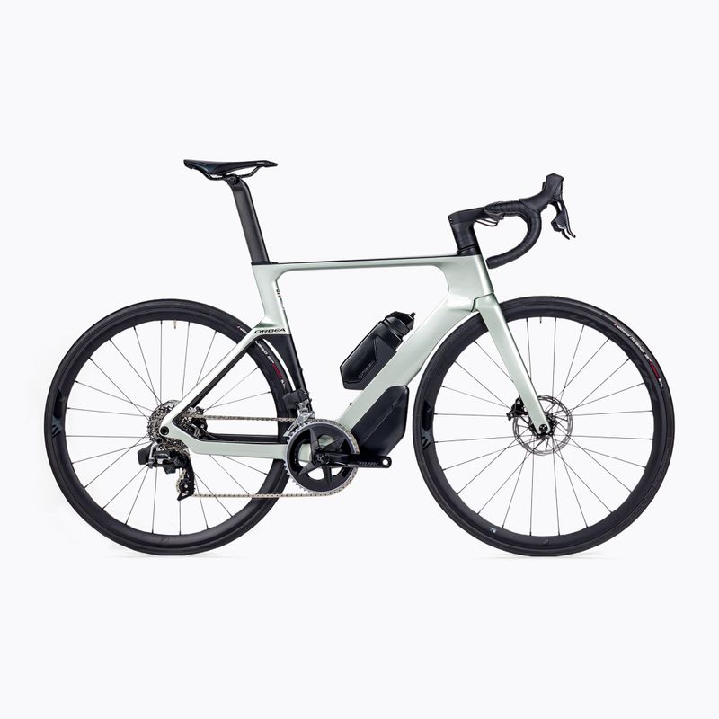 Orbea Orca Aero M31el LTD PWR kelių dviratis sidabrinės spalvos