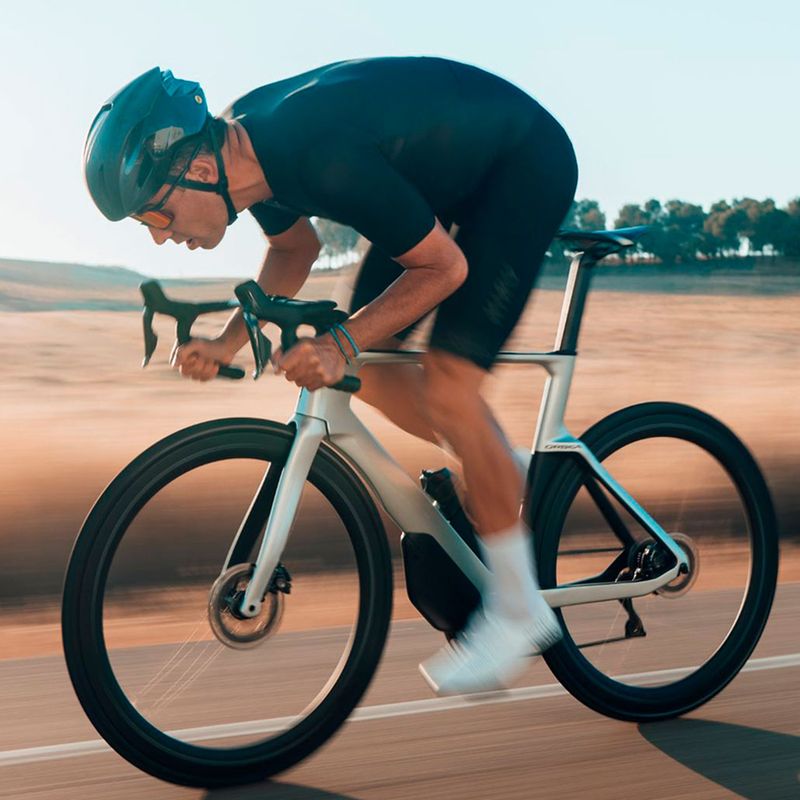 Orbea Orca Aero M31el LTD PWR kelių dviratis sidabrinės spalvos 15