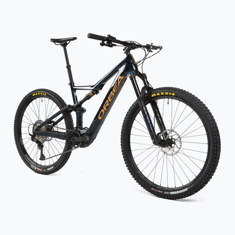 Orbea Rise M20 elektrinis dviratis mėlynai auksinis + papildoma baterija M36020YX 2