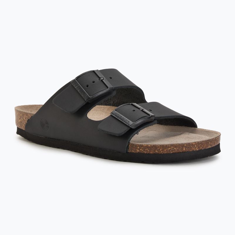 Moteriškos šlepetės Genuins Hawaii Oiled Leather black