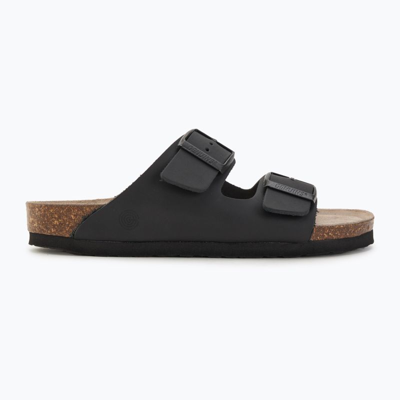 Moteriškos šlepetės Genuins Hawaii Oiled Leather black 2