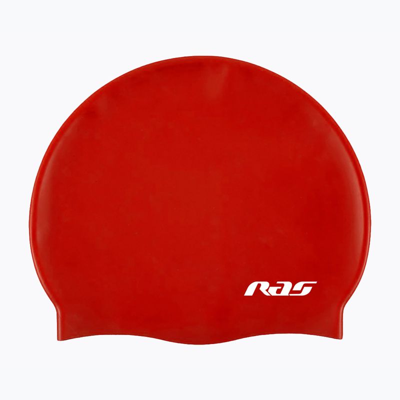 Vaikiška plaukimo kepuraitė RAS Silicone red