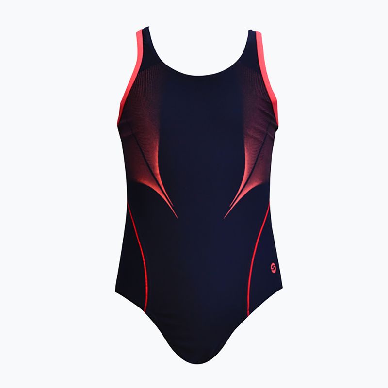 RAS Cleo Classic Back navy moteriškas vientisas maudymosi kostiumėlis