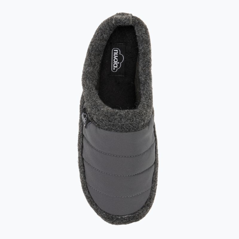 Žieminės šlepetės Nuvola Zueco New Wool dark grey 6