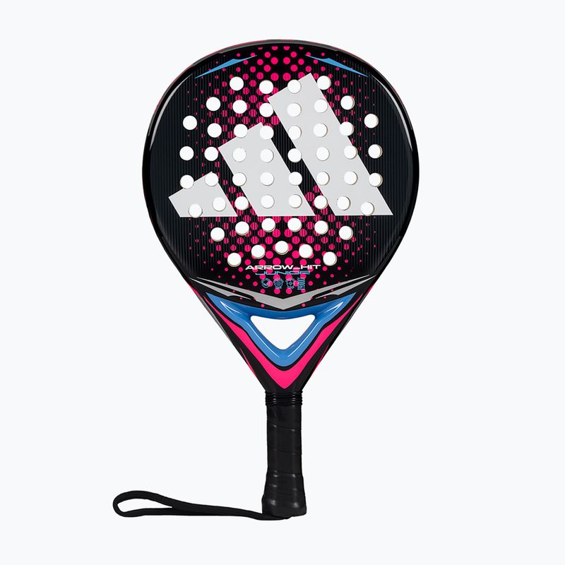 Vaikiška padelio raketė adidas Arrow Hit Junior white/pink