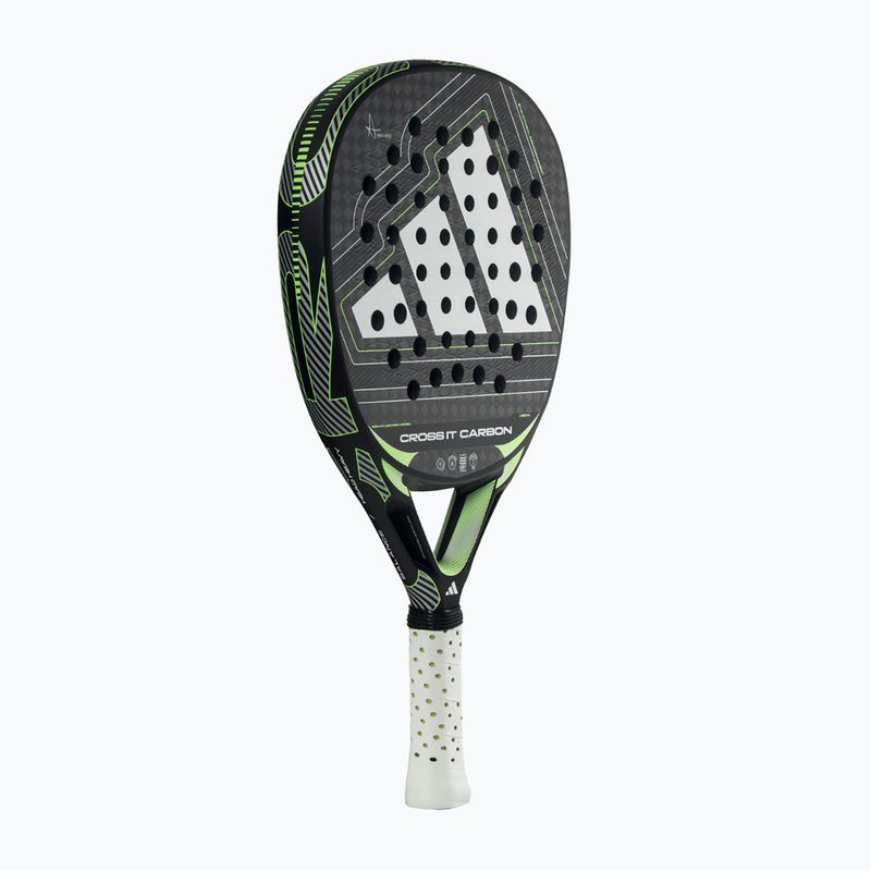 Padelio raketė adidas Cross IT Carbon 2026 black/lime 2