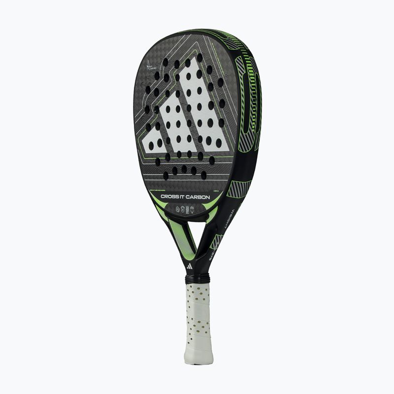 Padelio raketė adidas Cross IT Carbon 2026 black/lime 3