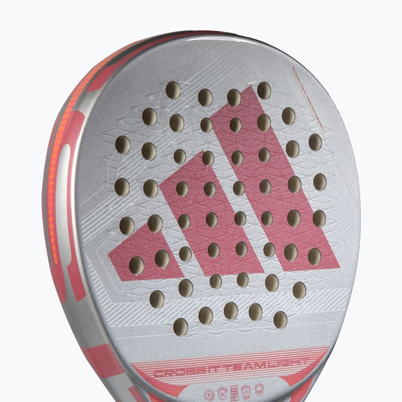 Padelio raketė adidas Cross IT Team Light 2026 white/pink 5