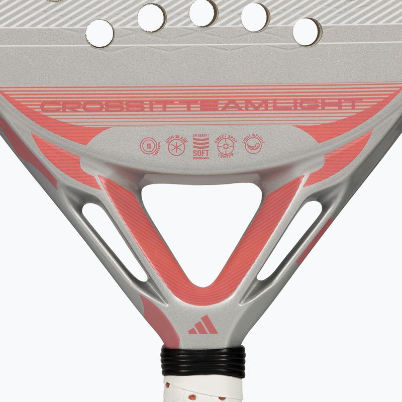 Padelio raketė adidas Cross IT Team Light 2026 white/pink 7
