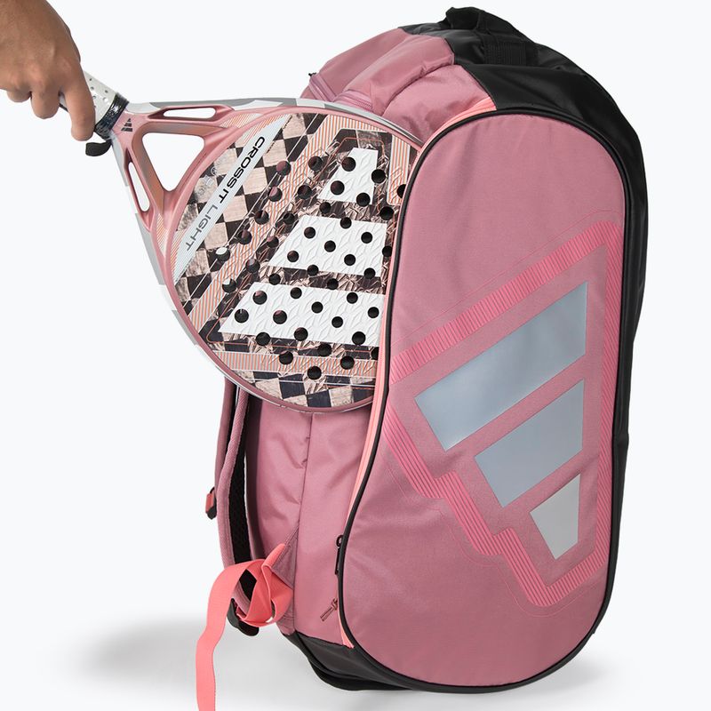 Padelio krepšys adidas Pro Tour Racket Bag 2026 70 l pink/black 6
