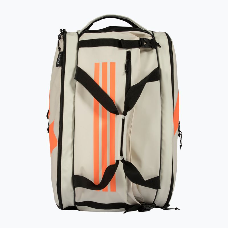 Padelio krepšys adidas Multigame Racket Bag 2026 off white/orange 3