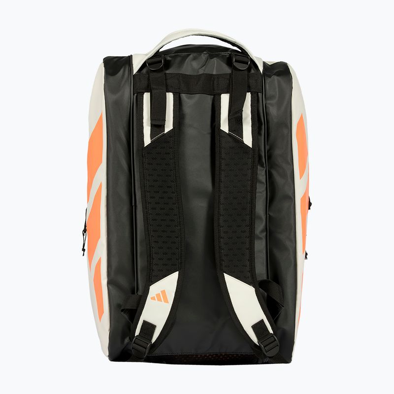Padelio krepšys adidas Multigame Racket Bag 2026 off white/orange 4