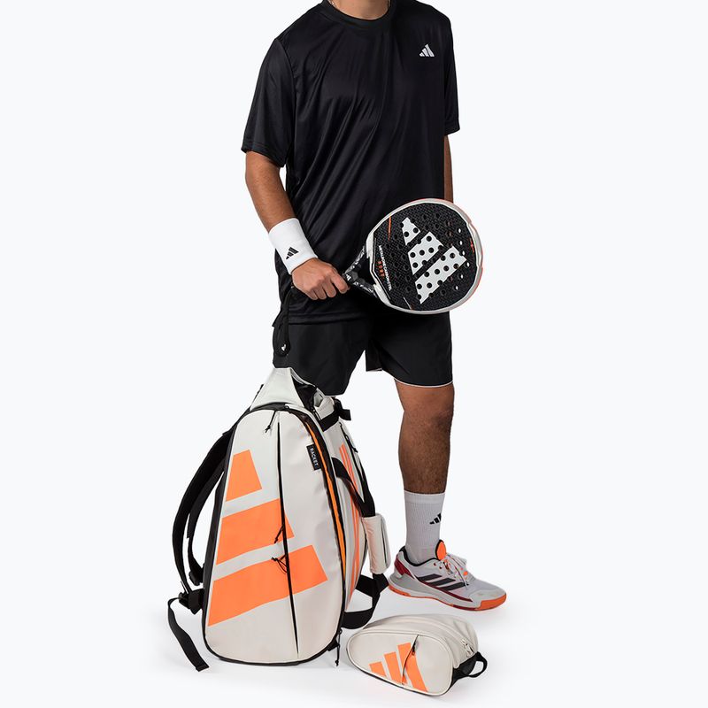 Padelio krepšys adidas Multigame Racket Bag 2026 off white/orange 6