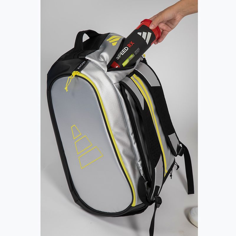 Padelio krepšys adidas Tour Racket Bag 2026 54 l silver/lime 6