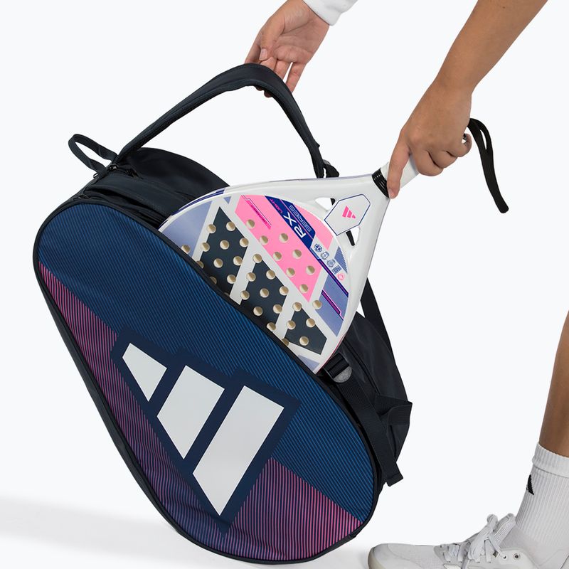 Padelio krepšys adidas Control Racket Bag 2026 blue/pink 6