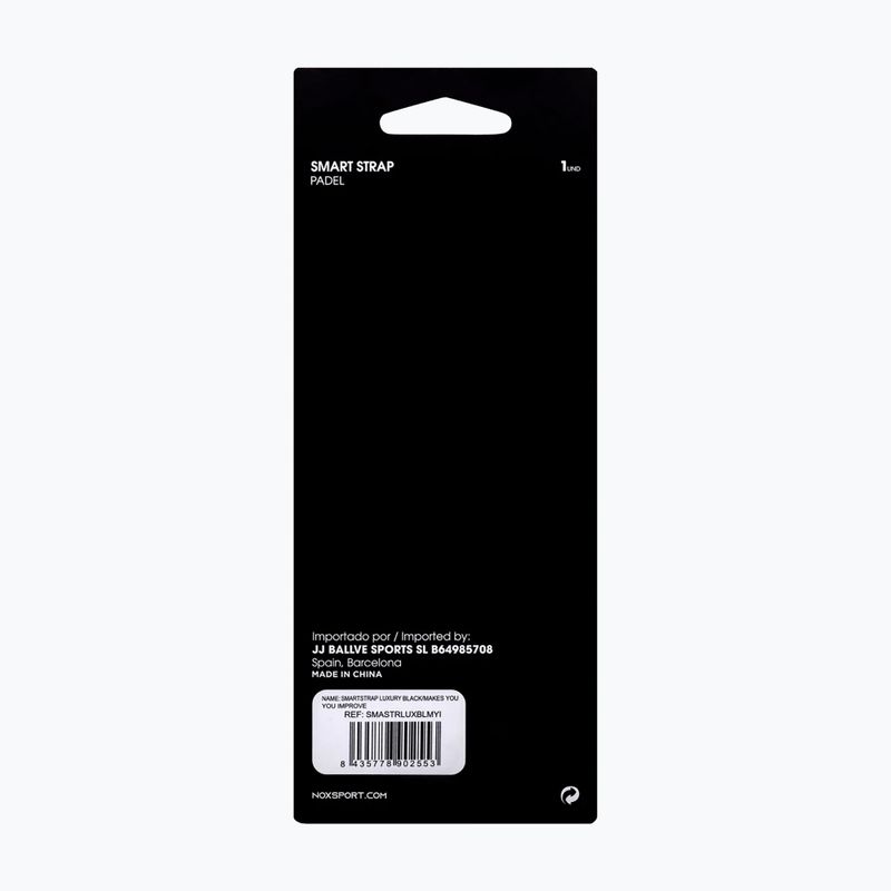 Riešo diržas NOX Luxury Smartstrap black/makes you improve 2