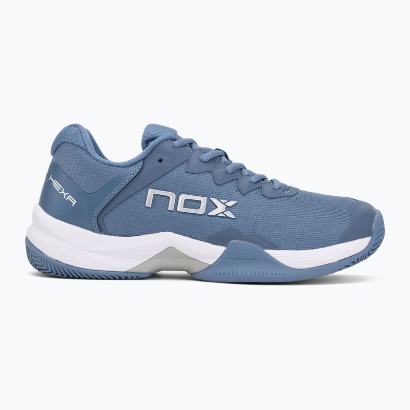 Padelio batai NOX ML10 Hexa blue/silver 2