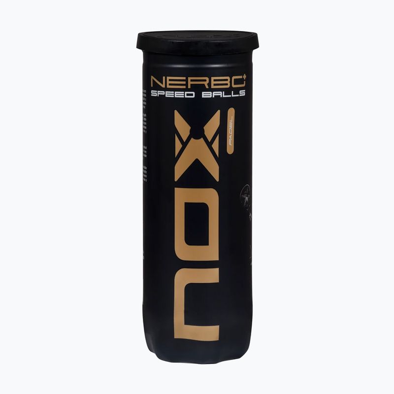 Padelio kamuoliai NOX Nerbo Speed 3B 3 pack yellow 3
