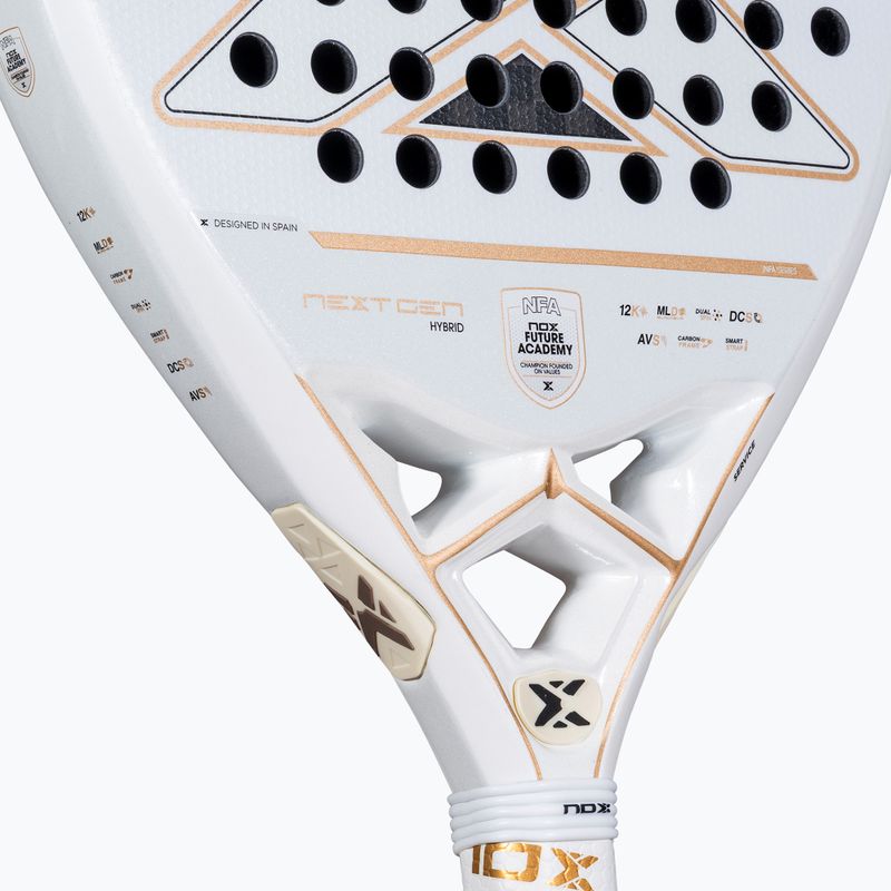 Padelio raketė NOX Nextgen Pro Hybrid 12K NFA Series 6