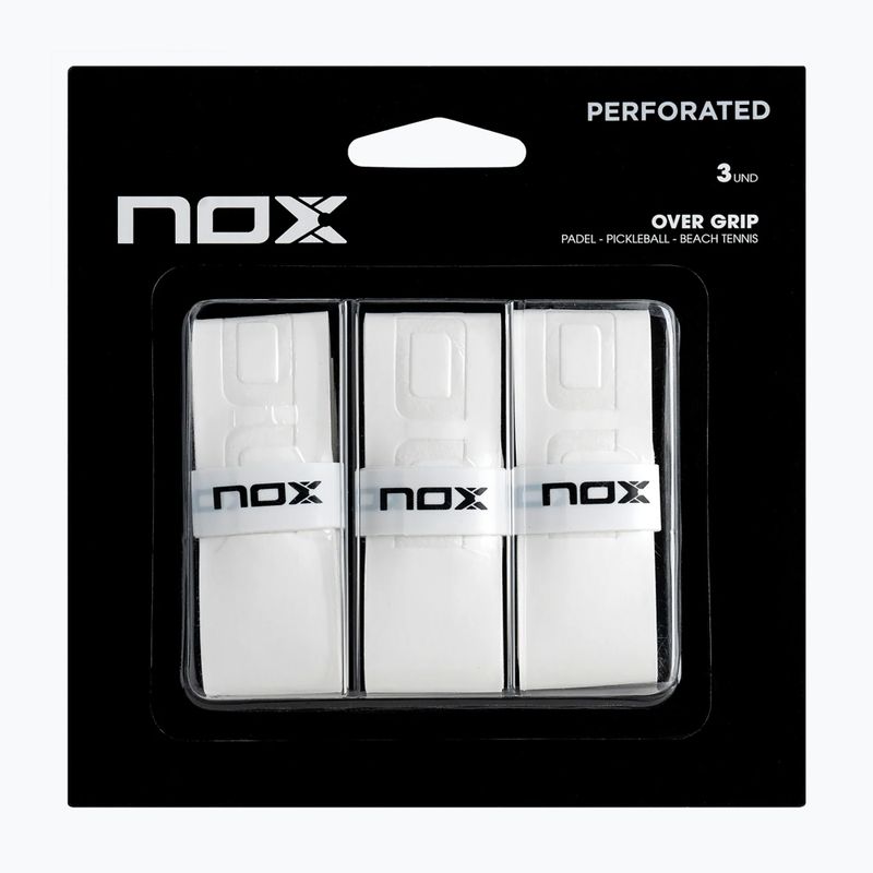 Padelio apvija NOX Pro Overgrip 3 pcs. white