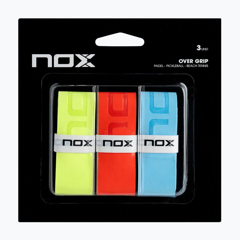 Padelio apvija NOX Pro Overgrip 3 pcs multicolour