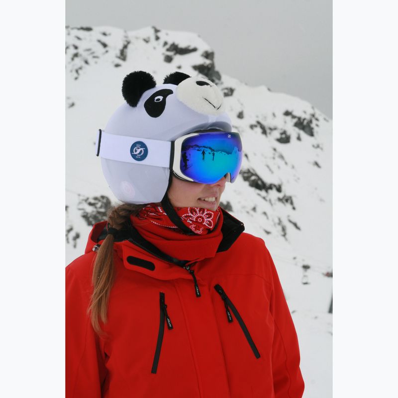 COOLCASC Panda Bear šalmo uždanga balta 42 7