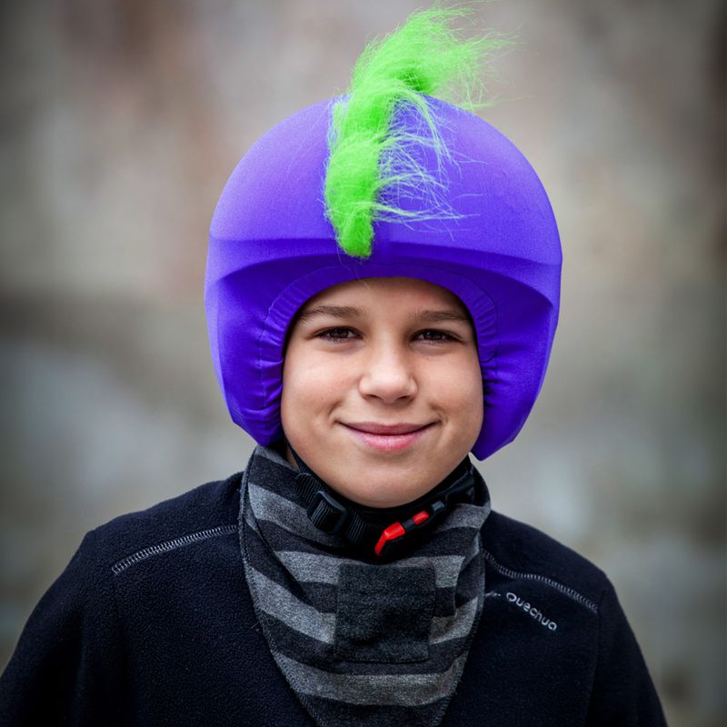 Šalmo uždangalas Coolcasc Green Mohican 6