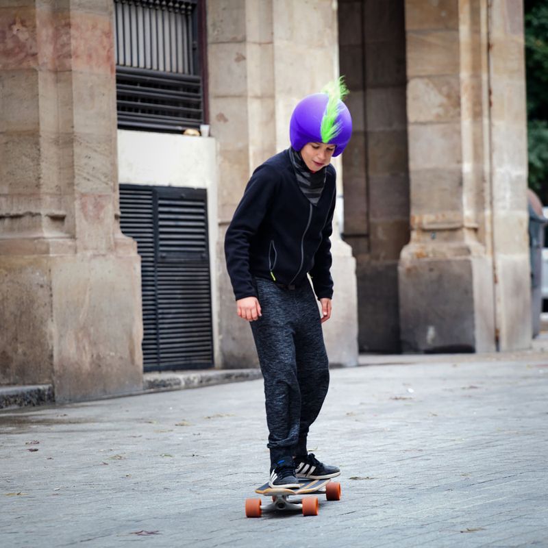 Šalmo uždangalas Coolcasc Green Mohican 8