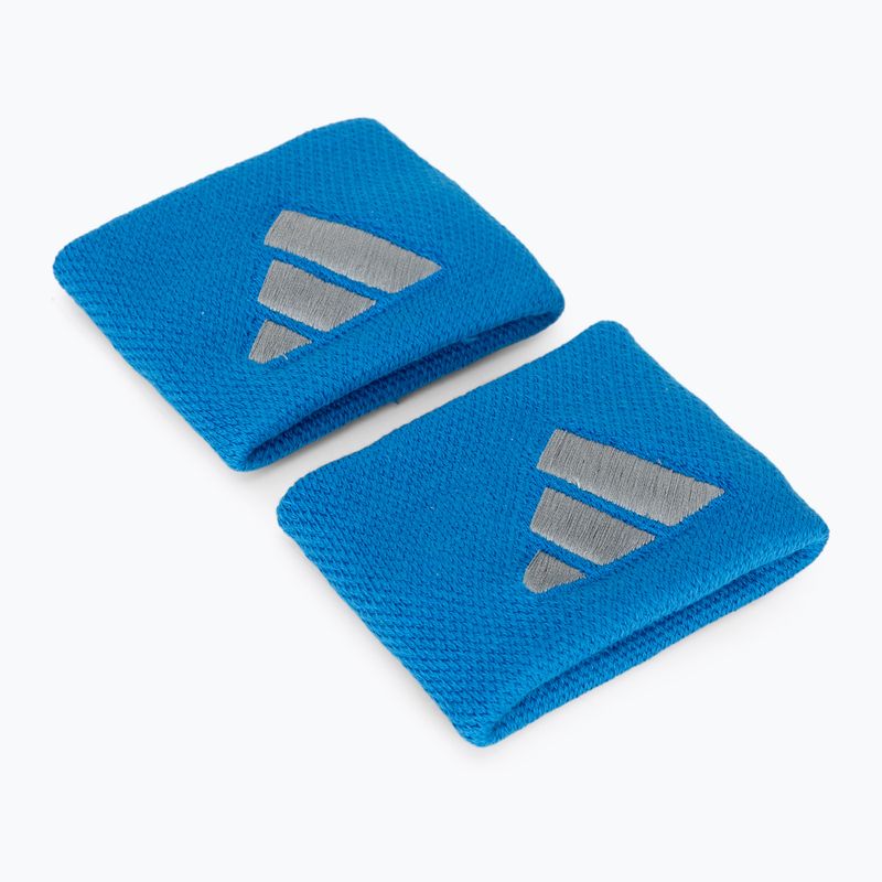 Riešo juostos adidas Wristband S 2 vnt blue/grey 2