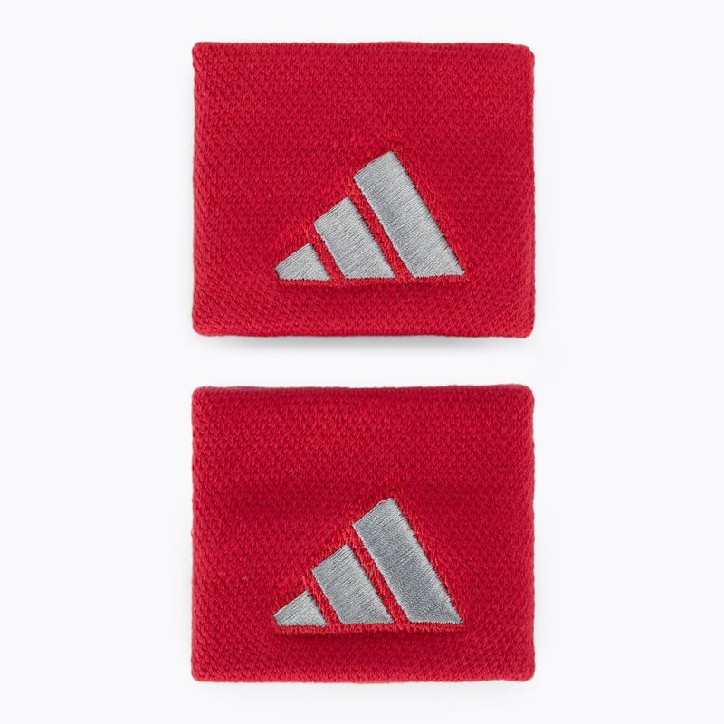 Riešo juostos adidas Wristband S 2 vnt red/grey