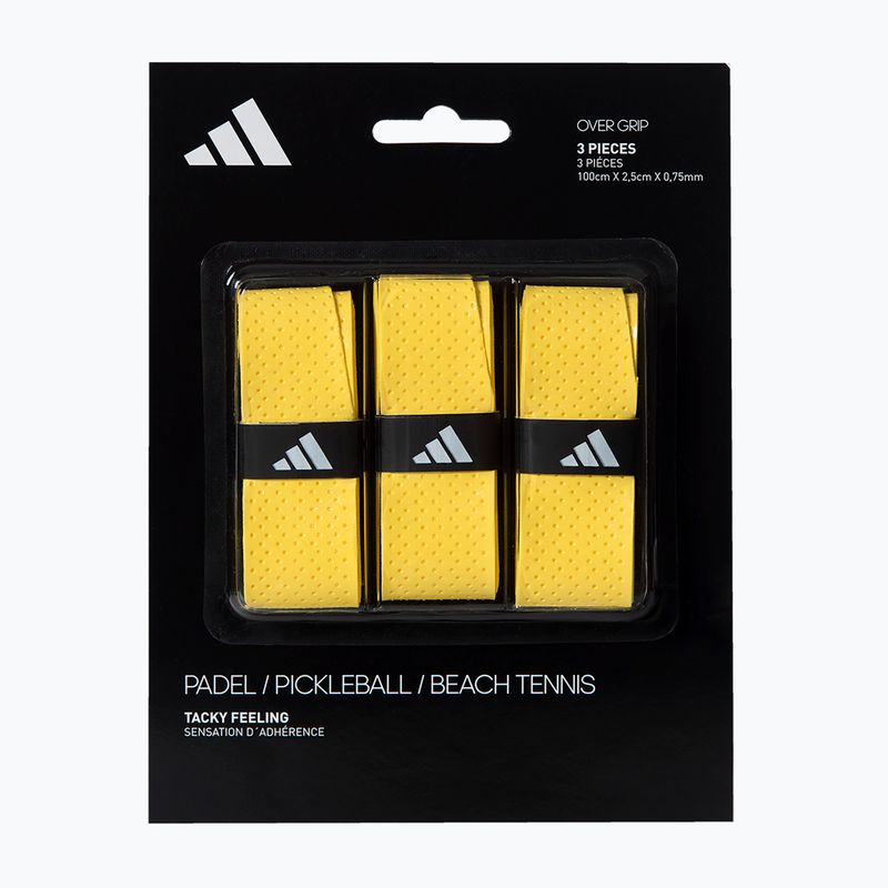 Padelio rakečių apvijos Padel Overgrip Set 3 vnt. yellow 3