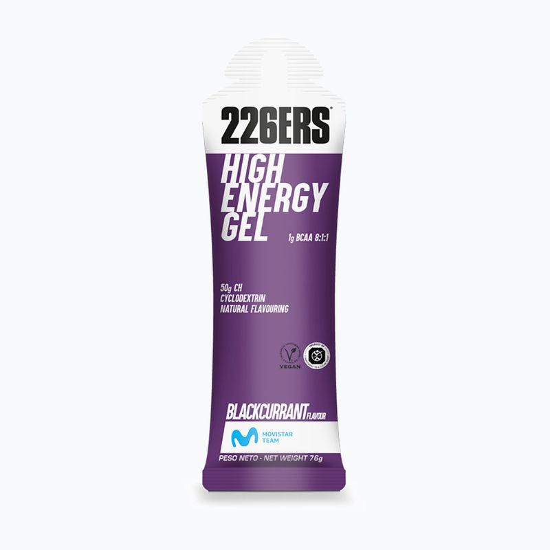Energetinis gelis 226ERS High Energy BCAA 76 g Juodieji serbentai
