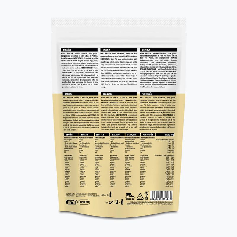 Baltymų papildas 226ERS Whey Protein WPC 1 kg vanilla wanilia 2