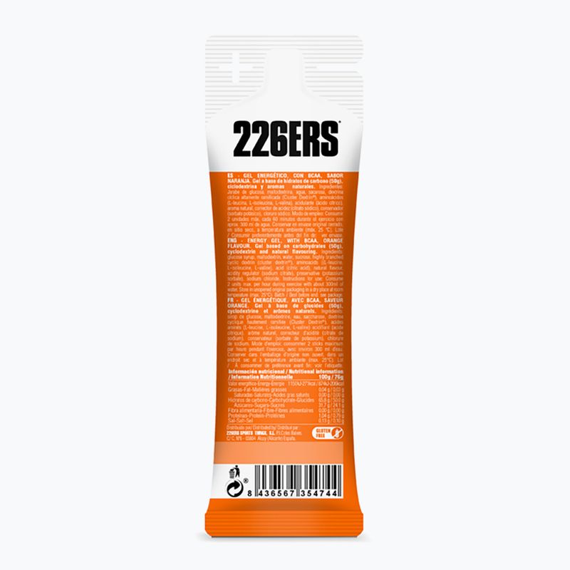 Energetinis gelis 226ERS High Energy Salty BCAA 76 g apelsinas 2