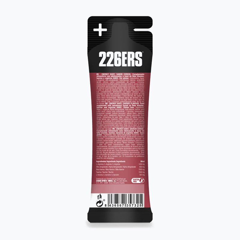 Energetinis gėrimas 226ERS Energy Shot Zero 60 ml vyšnia 2