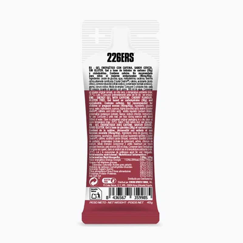 Energetinis gelis 226ERS High Energy XS 45 g caffeine cherry 2