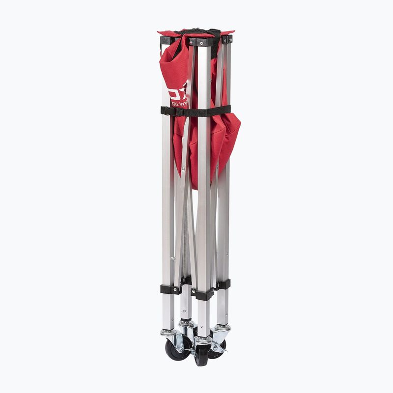 Krepšys kamuoliams Nox Foldable Balls Basket With Wheels Red 3