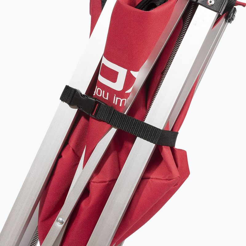 Krepšys kamuoliams Nox Foldable Balls Basket With Wheels Red 6