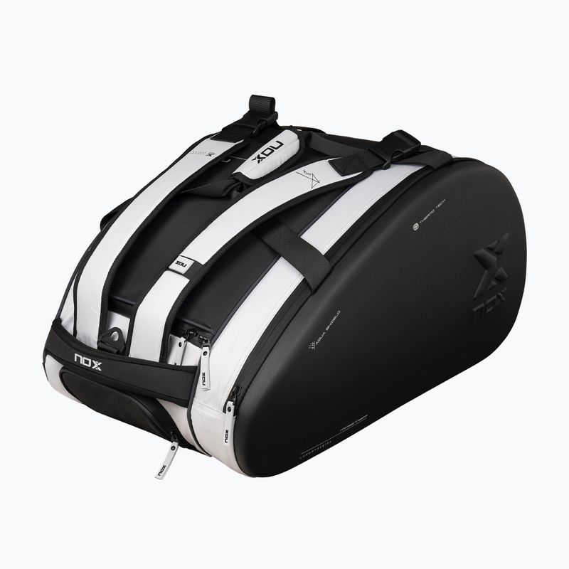 Krepšys padelio raketėms NOX Luxury Master Series Padelbag 60 l white/black 3