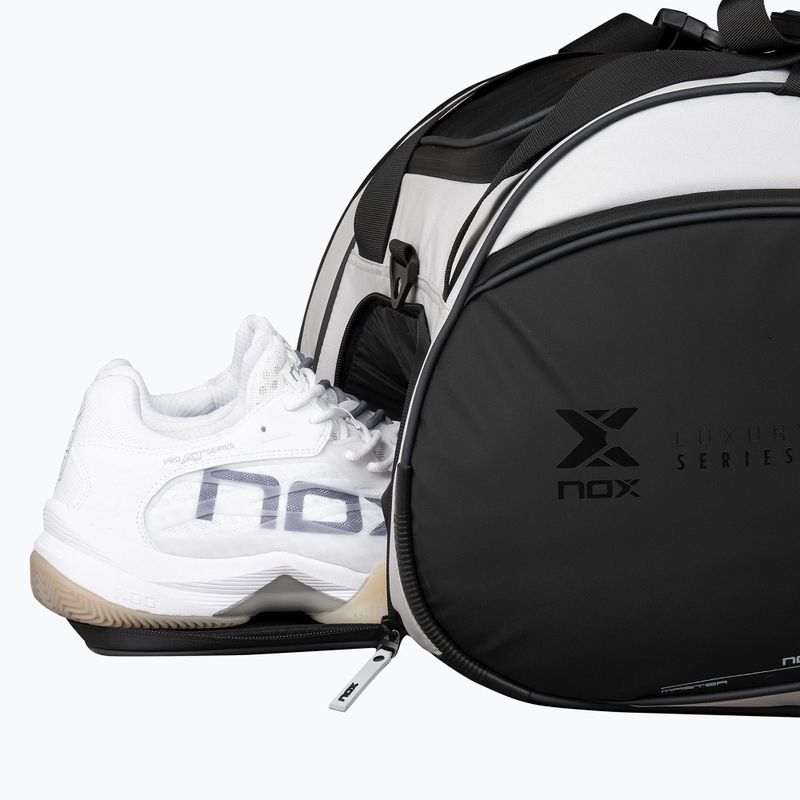Krepšys padelio raketėms NOX Luxury Master Series Padelbag 60 l white/black 7