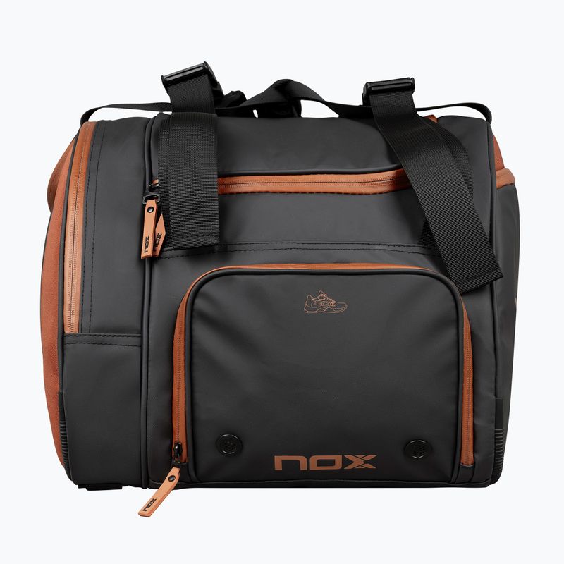 Padelio krepšys NOX Luxury Open Series 60 l black/brown 8