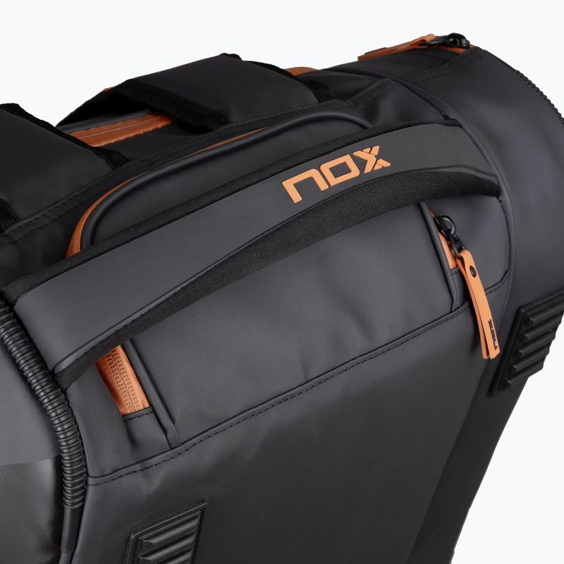 Padelio krepšys NOX Luxury Open Series 60 l black/brown 10