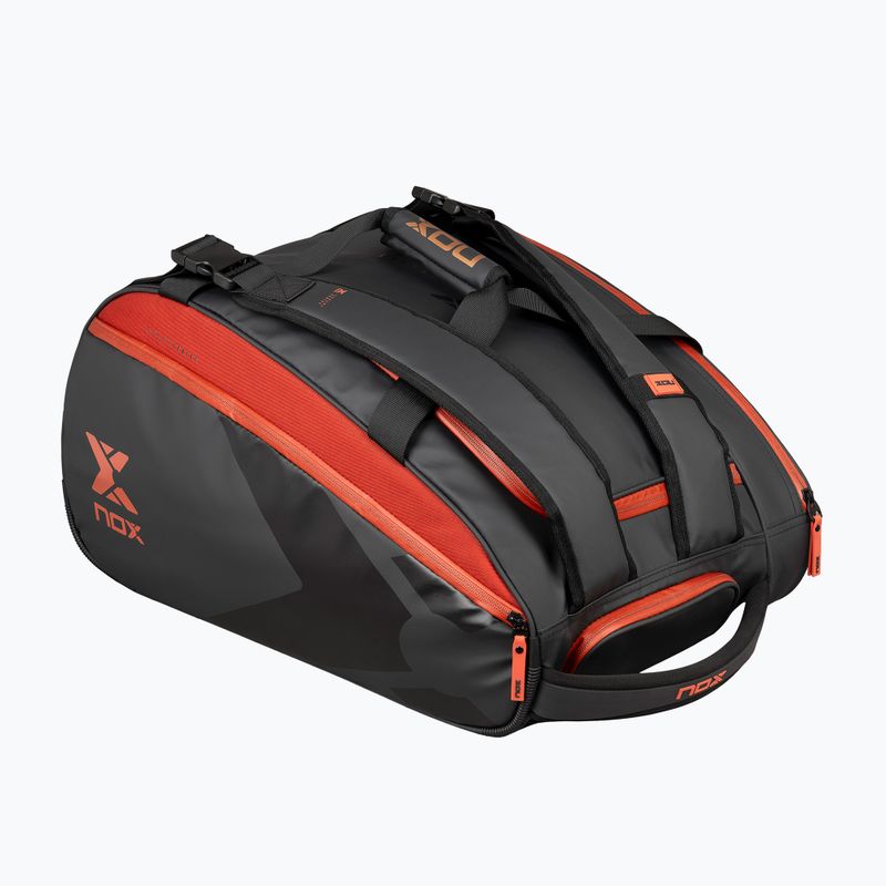 Padelio krepšys NOX Luxury Open Series 60 l black/red